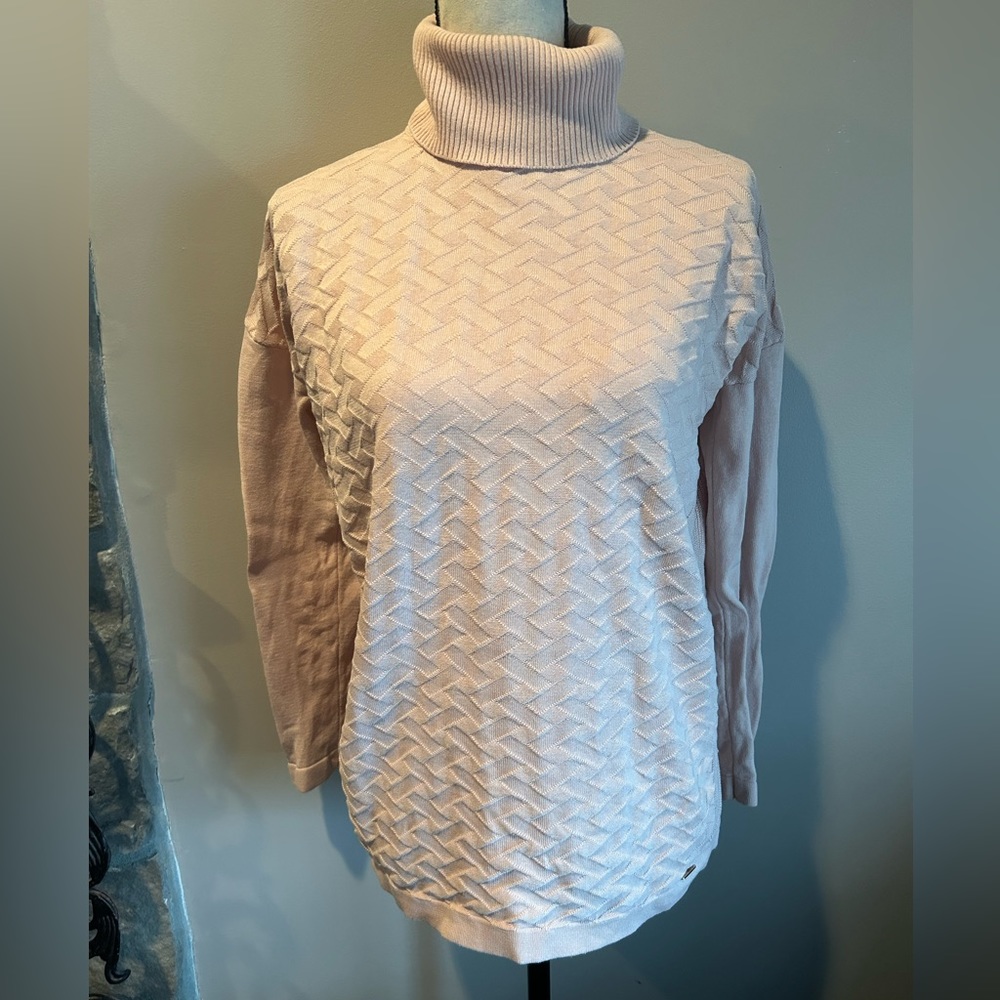 Calvin Klein Textured Turtleneck Sweater